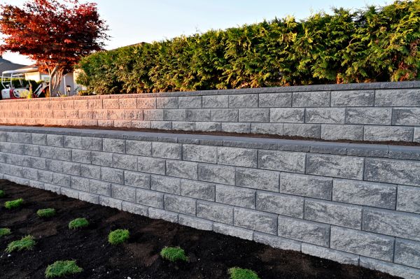 Concrete Retaining Wall Installation in Port Orchard