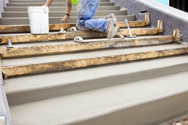 Concrete Steps Pouring in Port Orchard