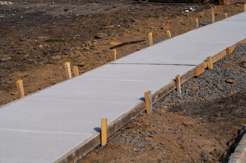 Concrete Walkway Construction